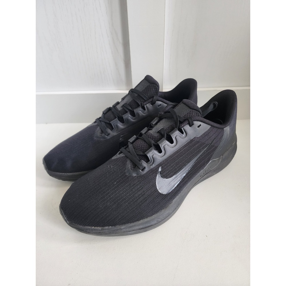 Nike Air Winflo 9 Mens Running Shoes Triple Black DD6203-002 Size 12.5